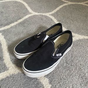 black vans size 7!